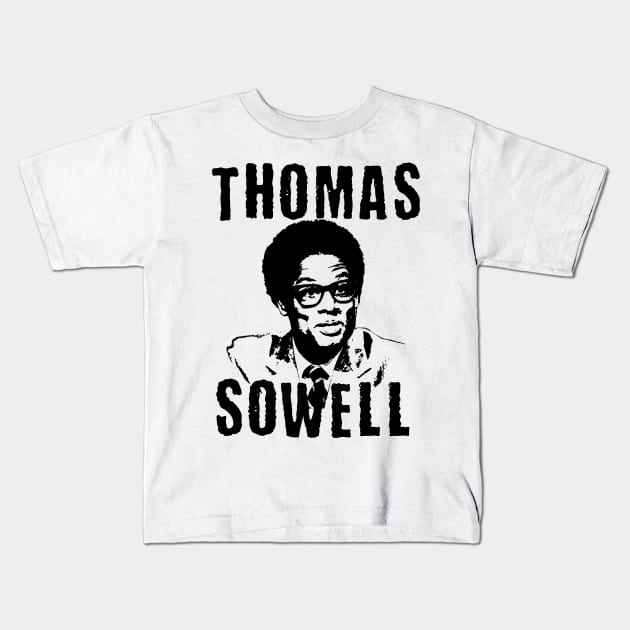 Thomas Sowell Kids T-Shirt by CANJ72